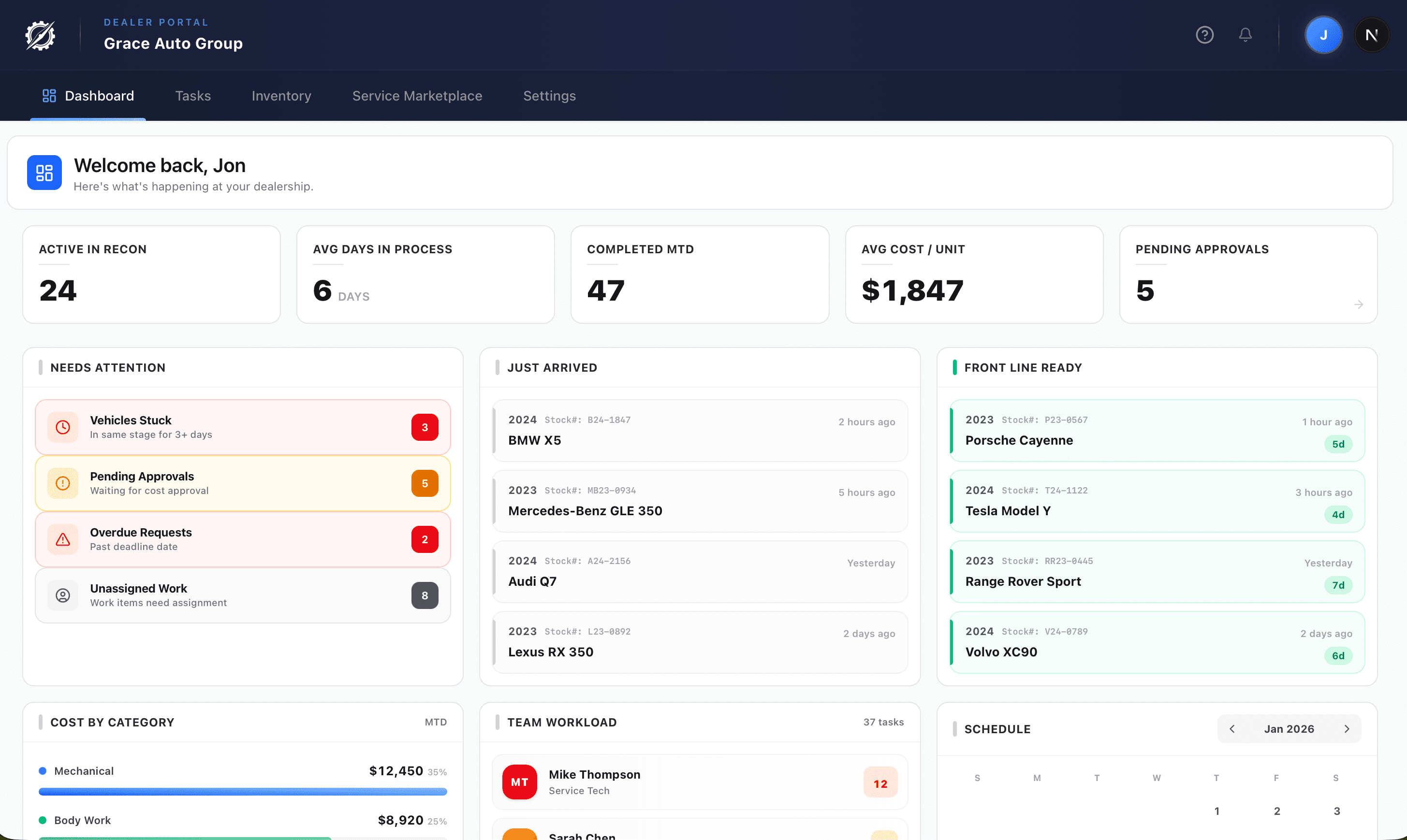 Dealer Dashboard